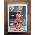 Michael Jordan 1990-1991 Fleer #26 - Chicago Bulls - NBA - Black Line Variation