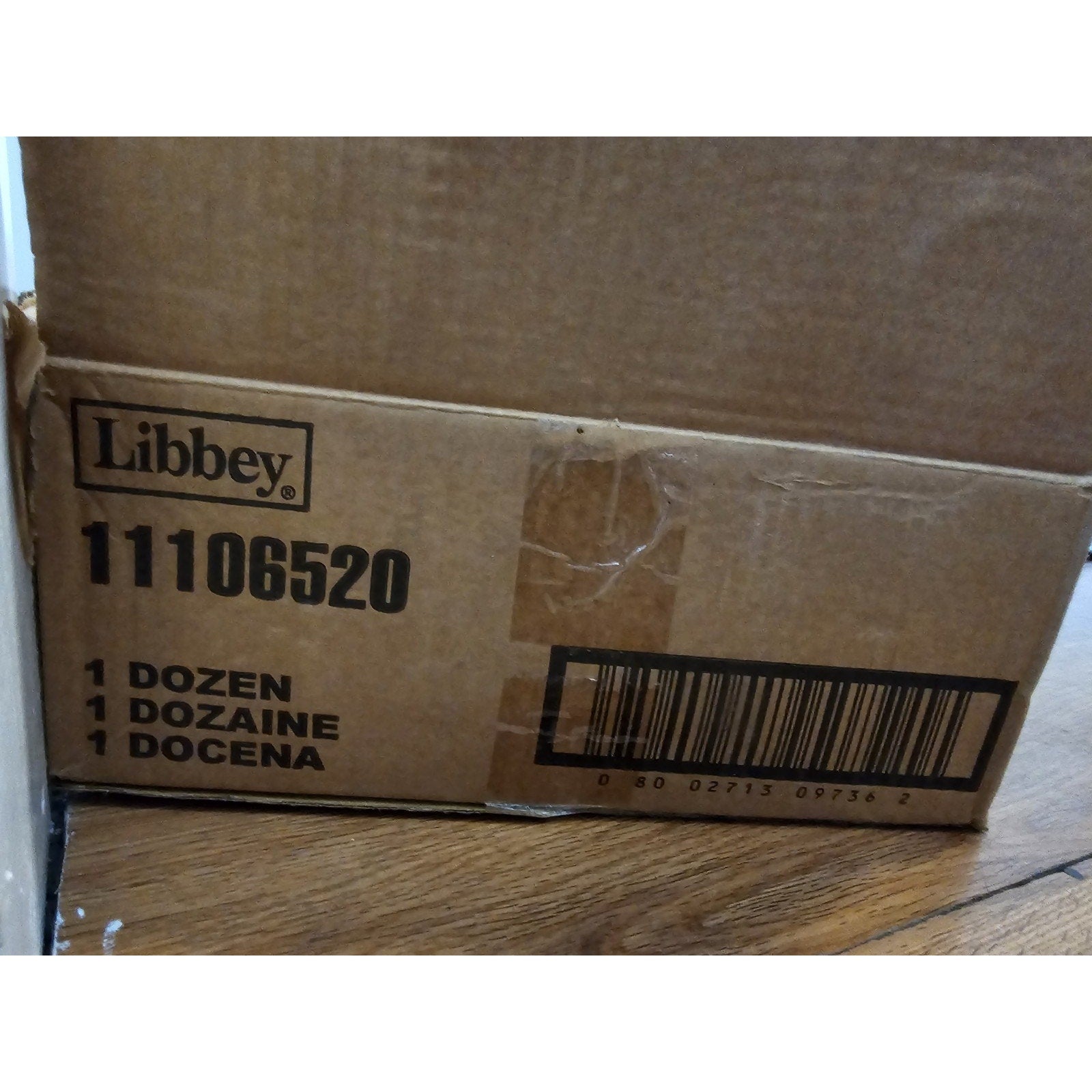 Vintage Set of 4 Libbey 11106520 - 11.8 oz Double Old Fashioned Clear Glasses