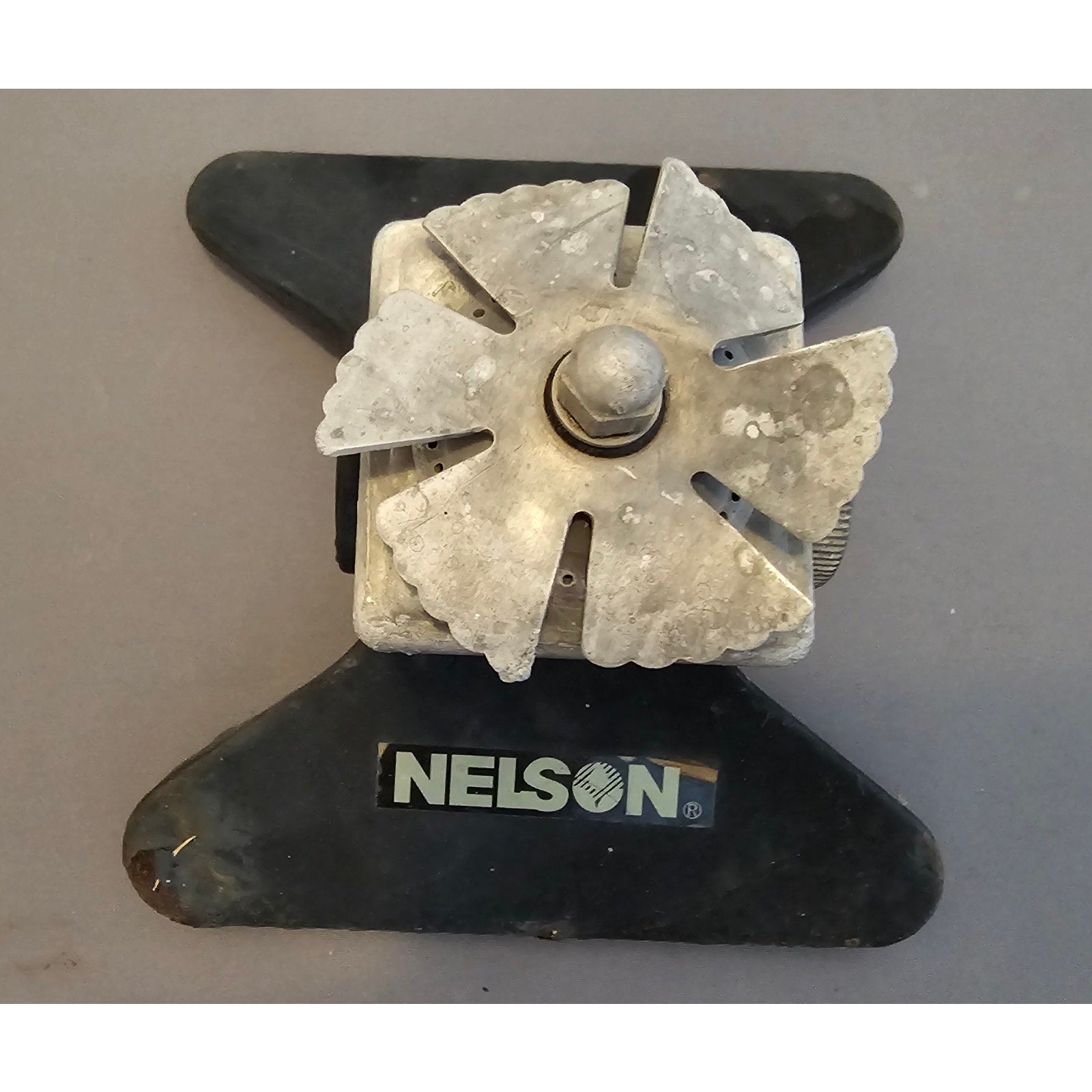 Vintage Nelson Black Square Spray "It Gets the Corners" Stationary Sprinkler