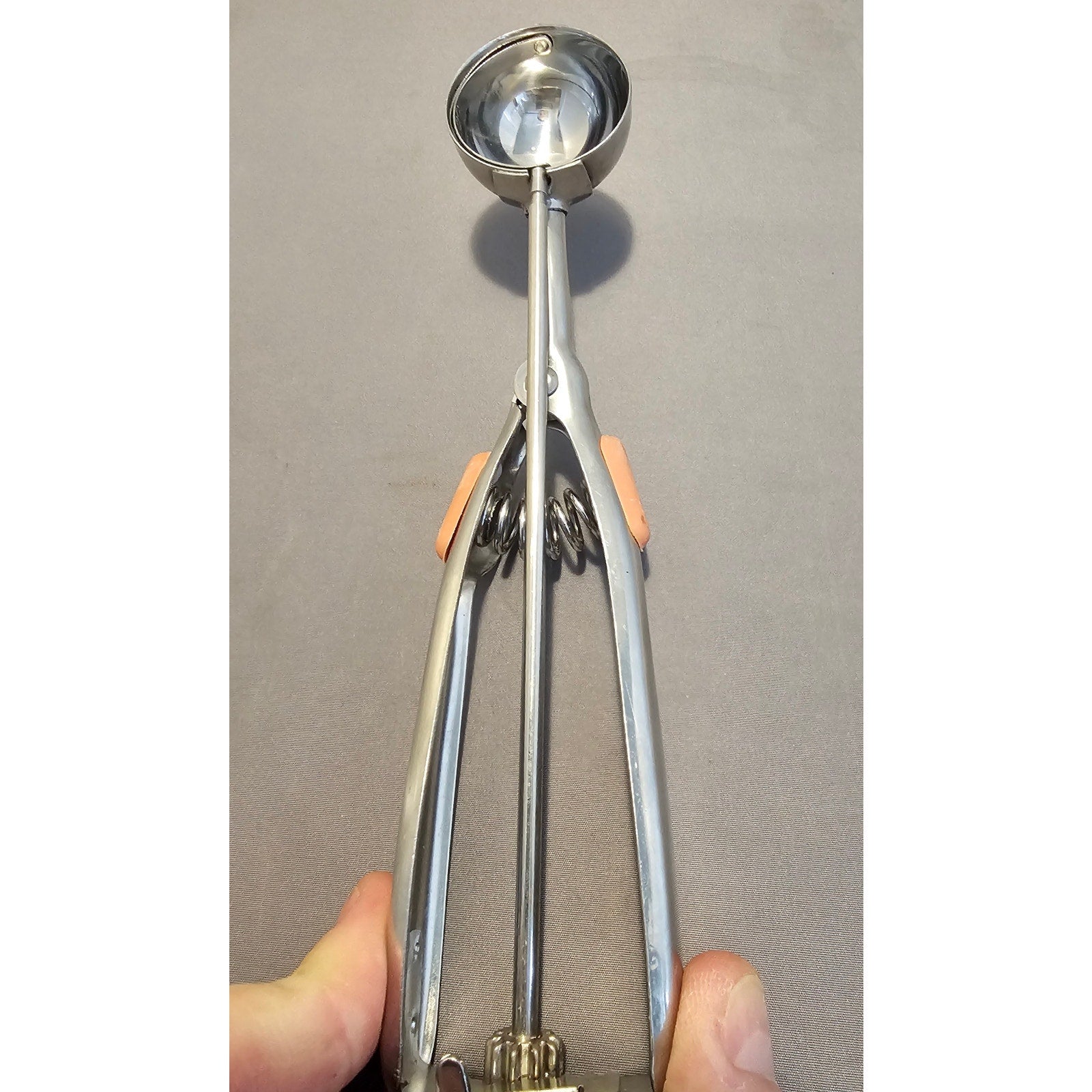Vintage Nordic Ware 50 - 1-1/2" Ice Cream/Cookie Scoop - Red/Silver Handle
