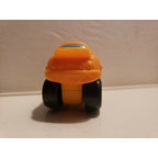 2009 Tonka Lil Chuck & Friends Plastic Toy Orange Car - Hasbro 02911 C-082A