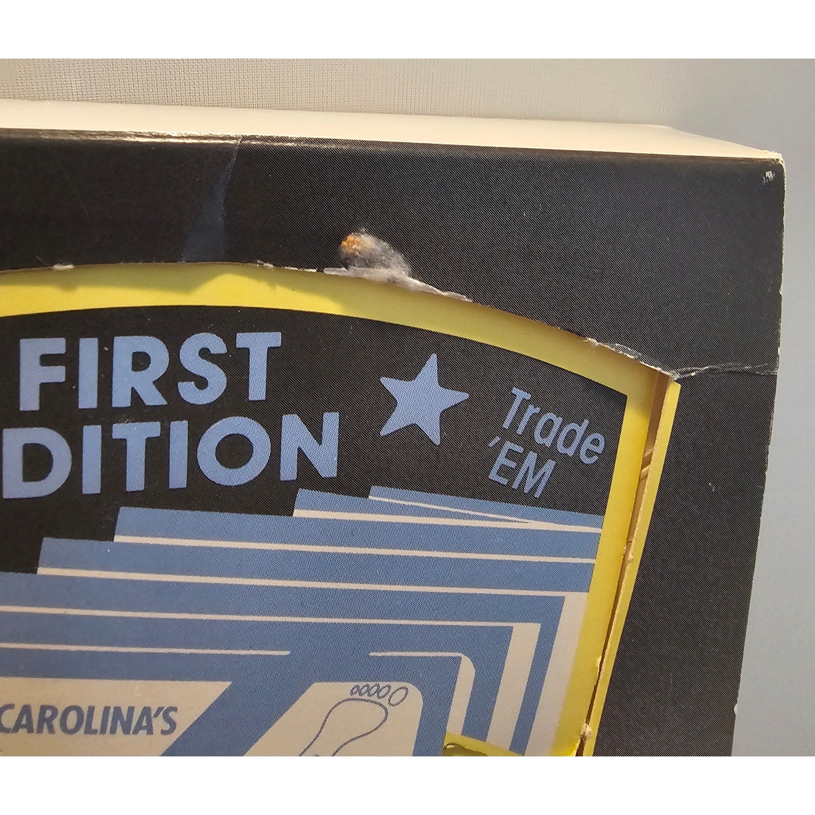 EMPTY 1989 North Carolina First Edition Trading Cards Box w/Michael Jordan Cover