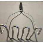 Vintage 10-1/2" L x 4" W Potato Masher w/Black Plastic Handle