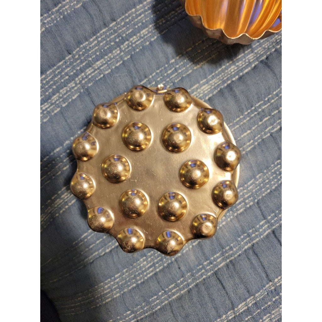 Set of 3 Mid Century Copper Molds Wall - 9-1/2" (3-1/2 cups, 7" (2-1/2) & 4 cups