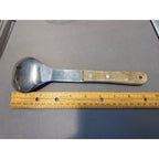 Vintage Vernco Stainless Steel Ice Cream Scoop w/Rivet Wood Handle - Japan