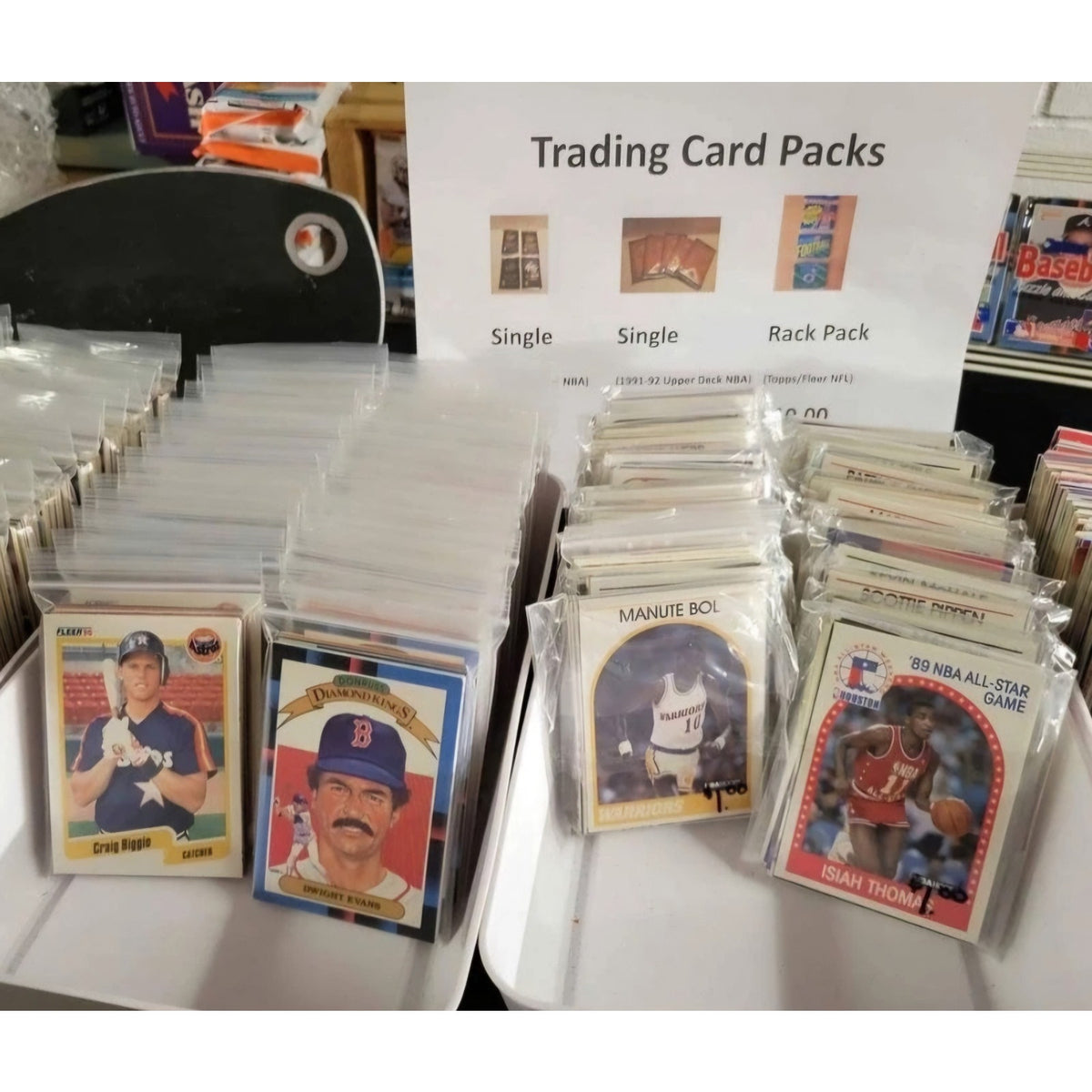Various Sports Trading Card Lots - MLB, NBA, NFL - Pack of 20 cards