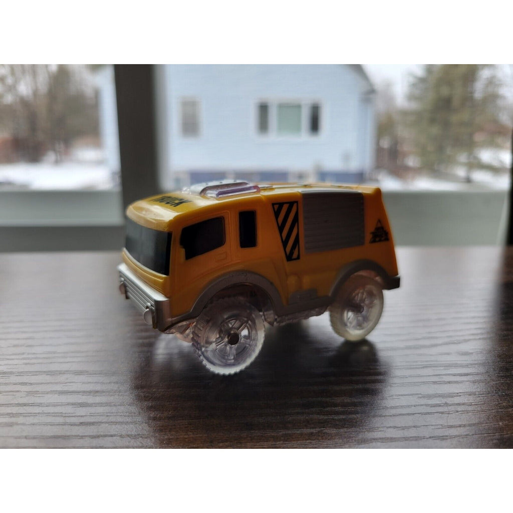 Mindscope Yellow Battery Operated Light Up Trax Car - Auto Truck Vehicle