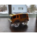 Mindscope Yellow Battery Operated Light Up Trax Car - Auto Truck Vehicle