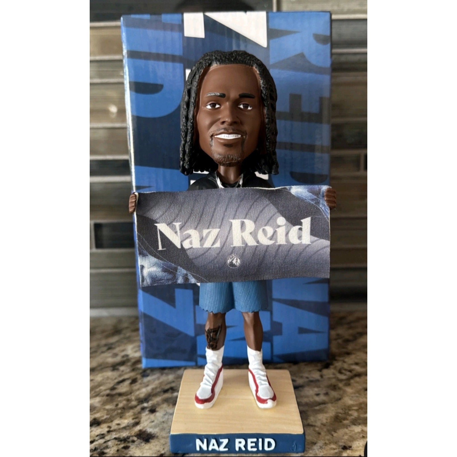 Naz Reid 2025 Bobblehead - Minnesota Timberwolves SGA - 2/8/25 - BDA Sports