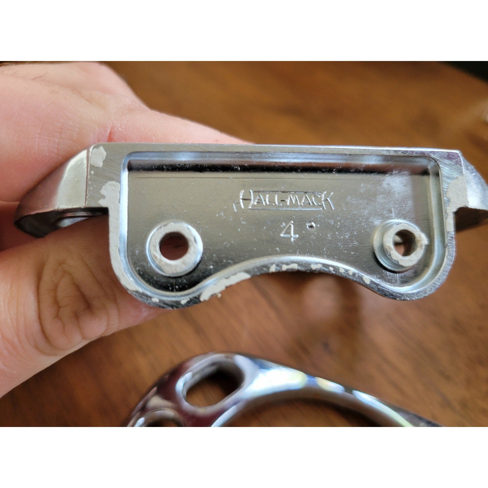 Vintage Hall Mack No. 4 Chrome Bathroom Wall 6-Brush Toothbrush and Cup Holder