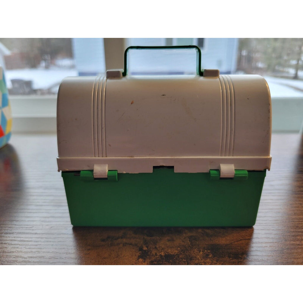 Vintage Fisher Price Toys #550 - Green/White Lunch Pail, Box, Kit