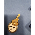 Brinks Heavy 60mm Hardened Laminated Padlock with Key - 2-1/2" x 2" -works great