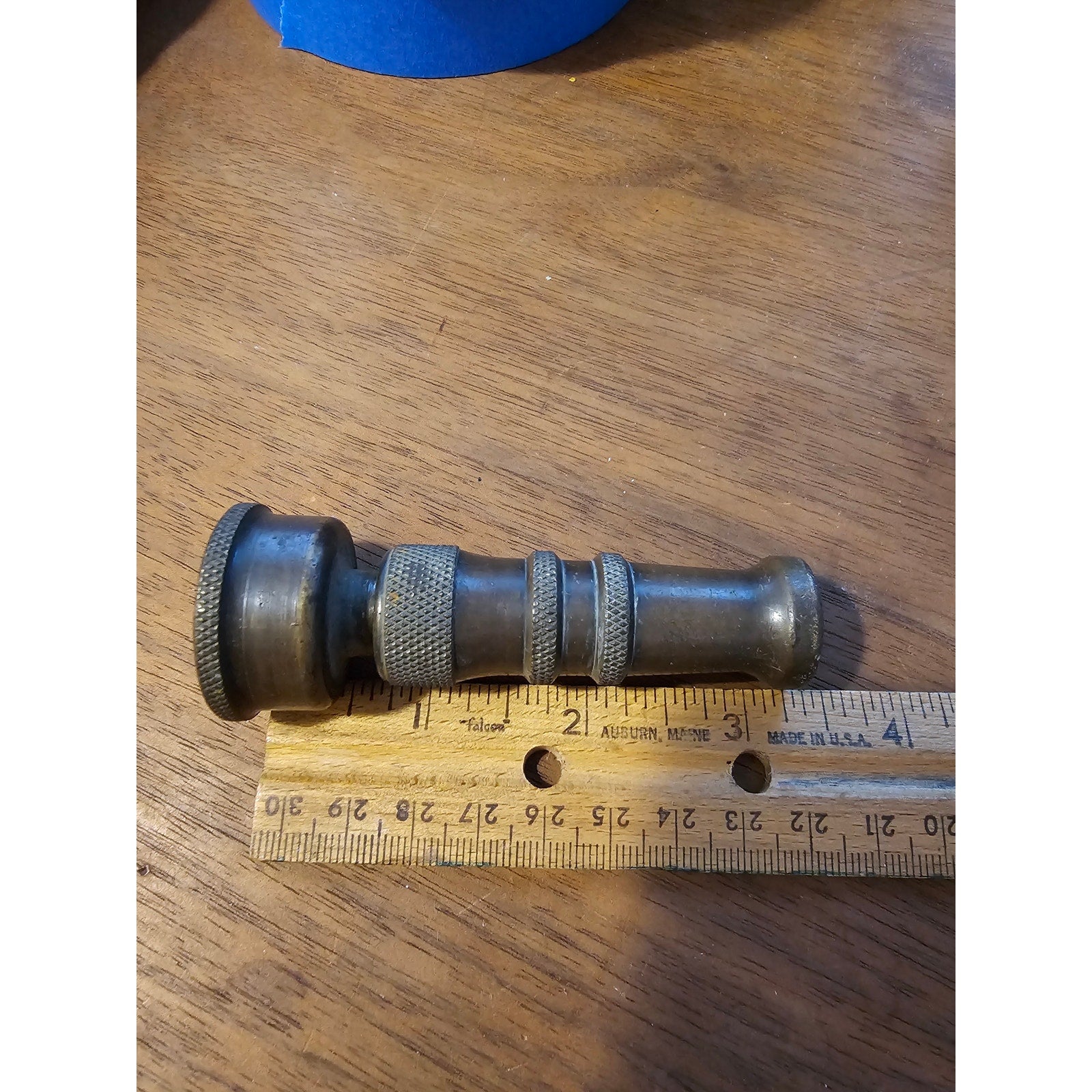 Vintage Brass 3-1/2 inch Garden Hose Screw-On Sprinkler Head Nozzle