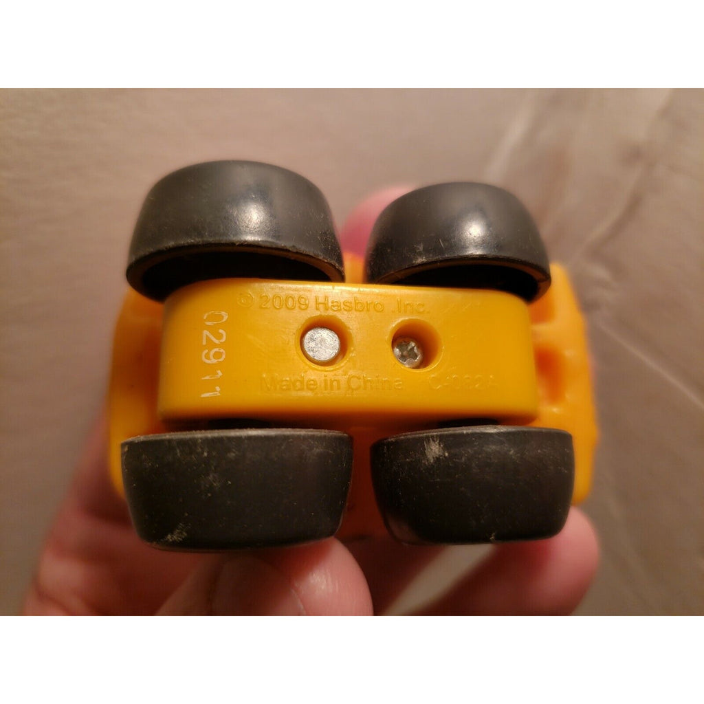 2009 Tonka Lil Chuck & Friends Plastic Toy Orange Car - Hasbro 02911 C-082A