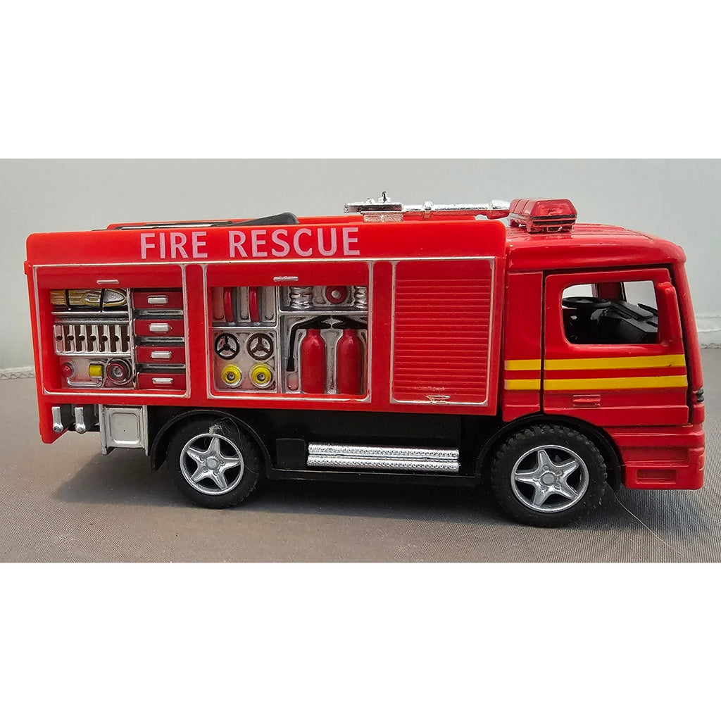 Kinsfun KS5110 - Diecast Fire Rescue Engine/Truck - China - Pull-Back - loose