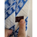Vintage Designer Collection Regal Men's Necktie - White w/Blue Stripes - 55-1/2"