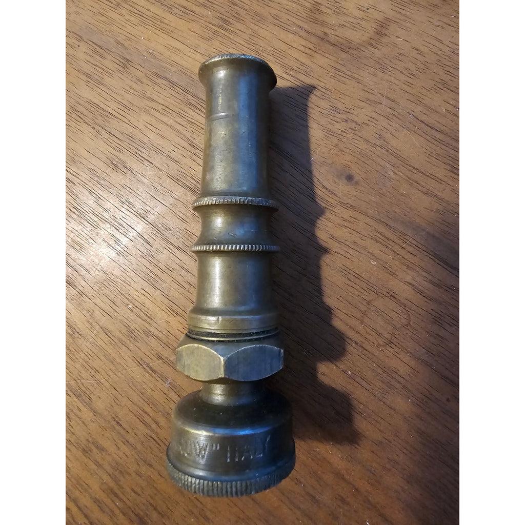Vintage Red Arrow Brass 4 inch Garden Hose Screw-On Sprinkler Head Nozzle Italy