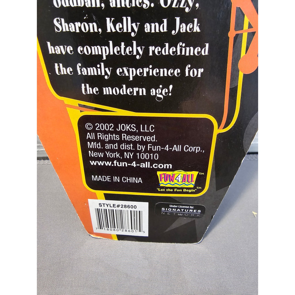 2002 The Osbourne Family Bendable Ozzy #28600 - Joks Fun4All - Factory Sealed