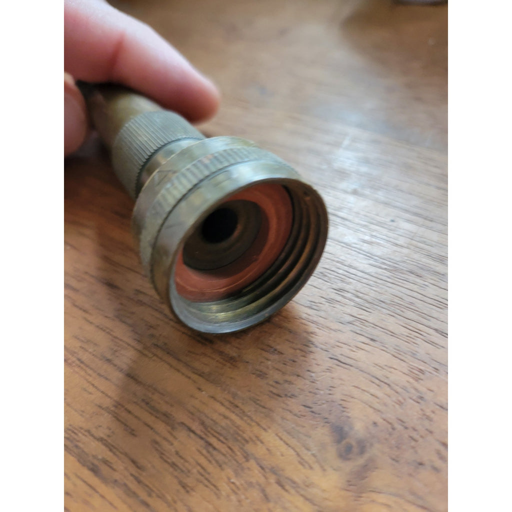 Vintage Melnor Brass 3-1/4 inch Garden Hose Screw-On Sprinkler Head Nozzle