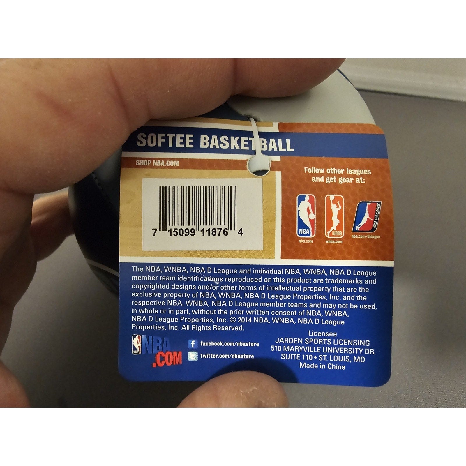 New 2017 Softee Basketball EHLB17 - Minnesota Timberwolves - NBA Licensed