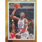 Michael Jordan 1991-1992 Upper Deck #48 - All-Star Checklist - NBA