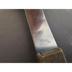 Vintage Vernco Stainless Steel Ice Cream Scoop w/Rivet Wood Handle - Japan