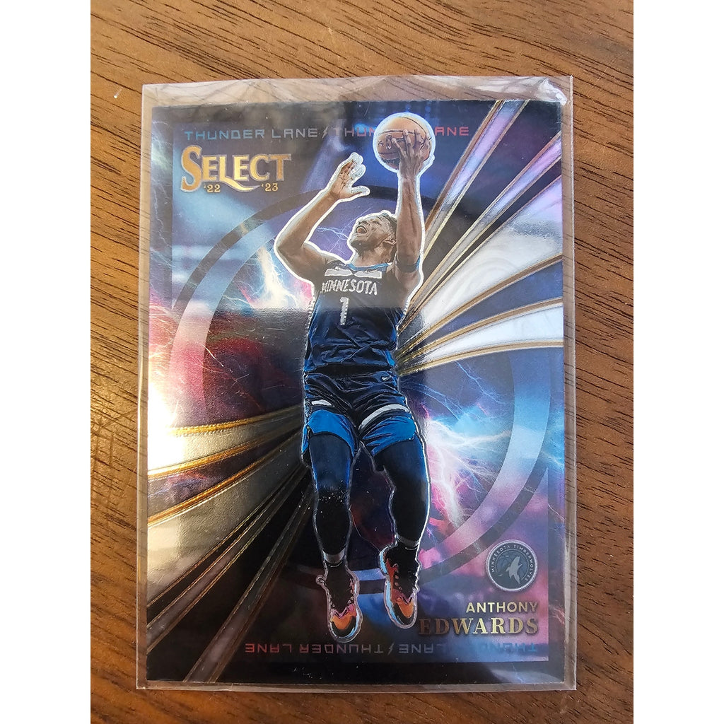 Anthony Edwards 2022-2023 Panini Select #12 - Thunder Lane - Timberwolves