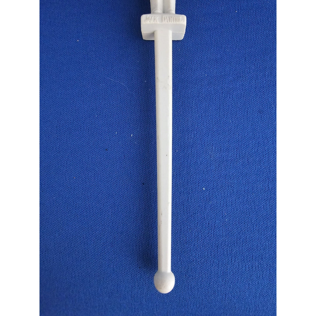 Vintage Jack Daniels White Drink Swizzle/Stir Stick Stirrer