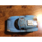 Vintage Tonka Friction Coyote Ferrari Blue Pressed Steel Car #6 - Japan Porsche