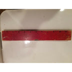 Johnson No. 12 Wood Level Red Made in USA 12 inch 1 bubble