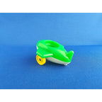Vintage Fisher Price Little People Riders #656 -Green/White Baby Airplane FPT819