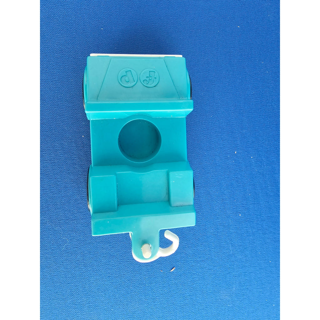 Vintage Fisher Price Little People Zoo #916 - Blue/Turquoise Single Truck/Tram