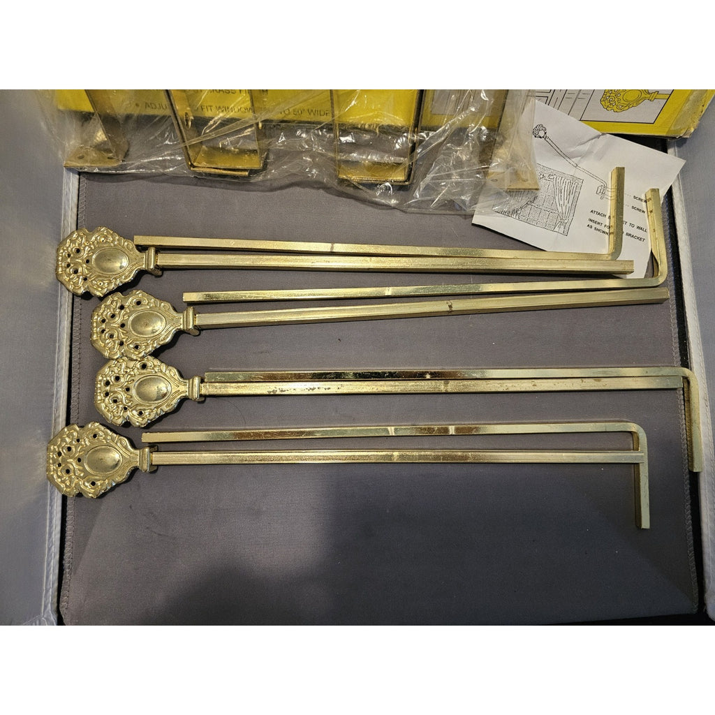 Vintage 1996 Jobar #JT2127 - Set of 2 Swivel Curtain Rods - Fits 30" to 50" Wide