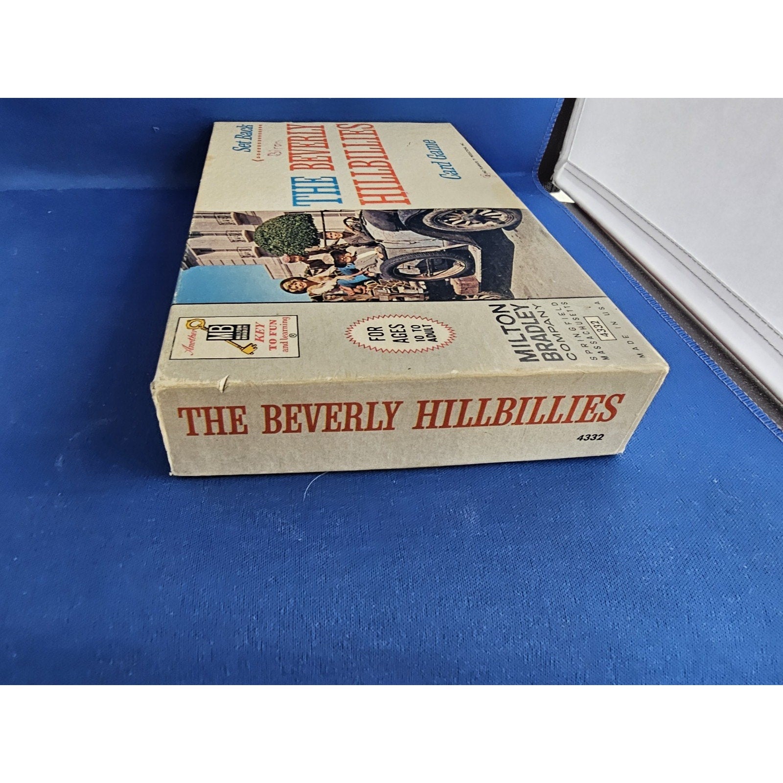 1963 Milton Bradley 4332 - The Beverly Hillbillies Card Game "Set Back" - Box