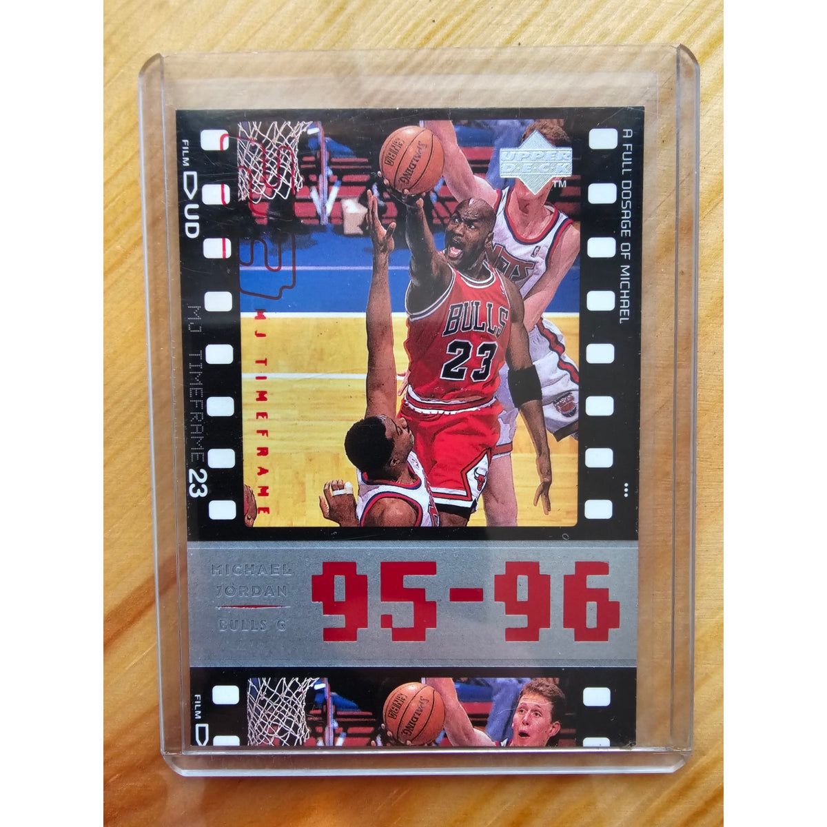 Michael Jordan 1998 Upper Deck Timeframe 23 #80 - Chicago Bulls - 95-96 - NBA