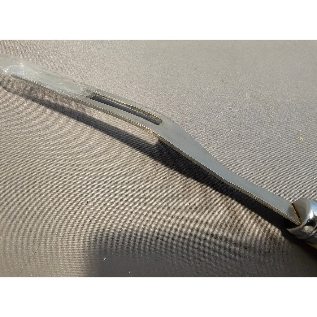 Vintage 2-Prong Meat Serving/Carving Fork w/Antler Style Handle - Japan