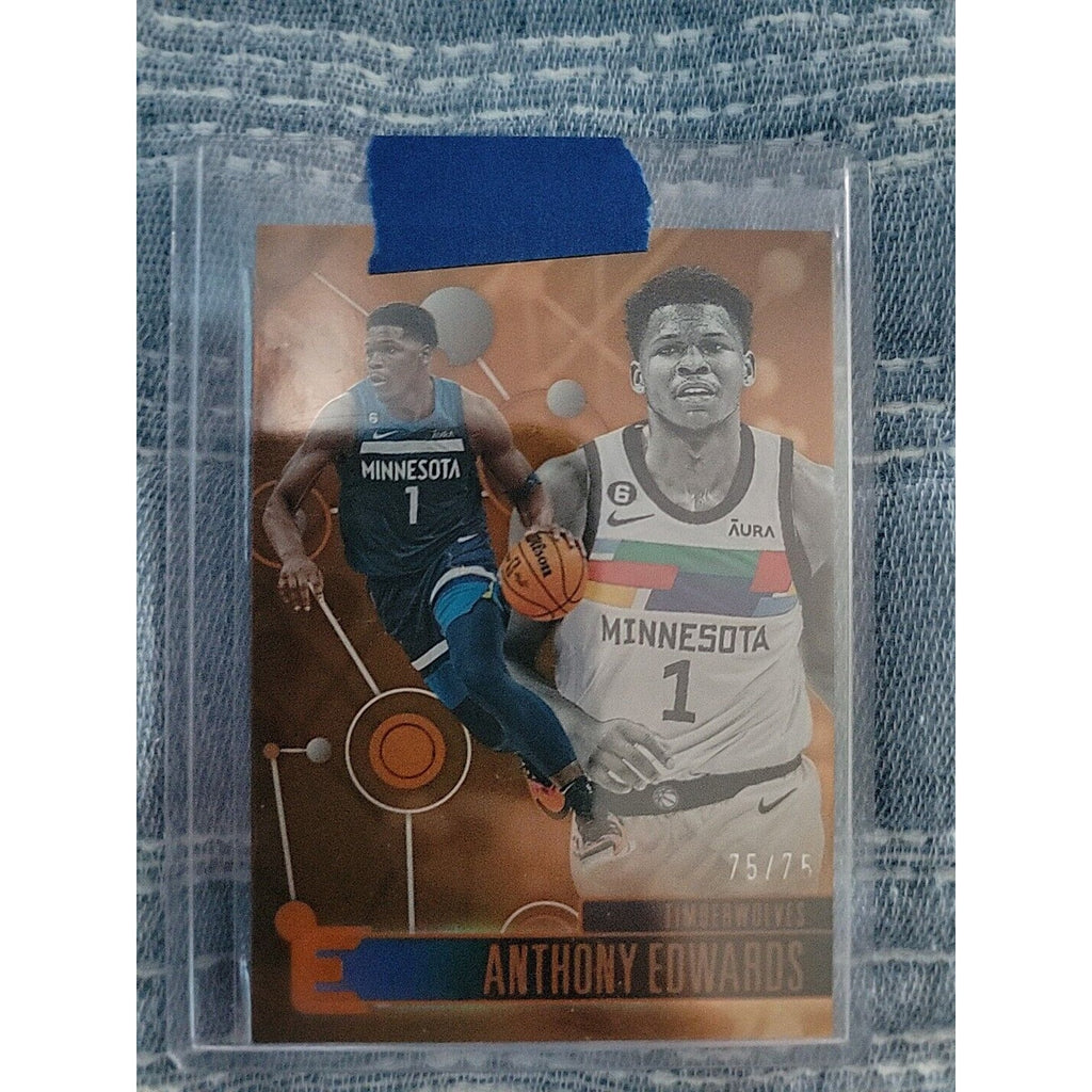Anthony Edwards 2022-23 Panini Chronicles #229 - Orange Essentials s/n 75/75