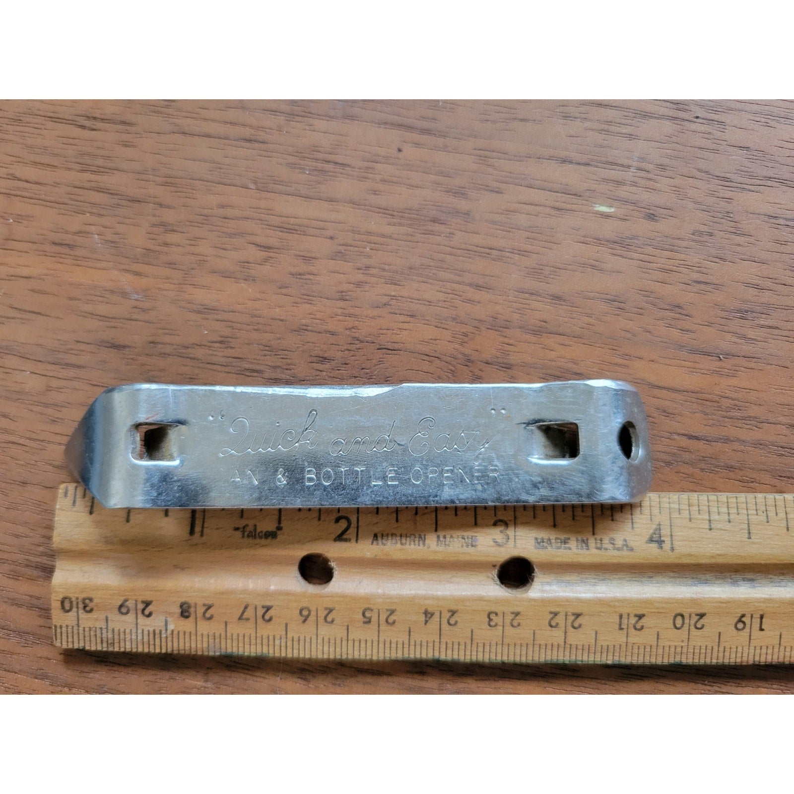 Vintage "Quick and Easy" 4" Can and Beer Bottle Opener - Made in USA