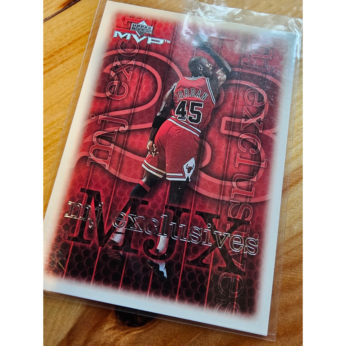 Michael Jordan 1999 Upper Deck MVP #180 mj exclusives #45 - Chicago Bulls - NBA