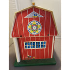 Lot of 16 Vintage 1967+ Fisher Price Little People #915 Play Family Farm w/Silo