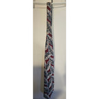 Vintage Robert Alan Men's Necktie - Red w/Pattern - 56" x 3-3/4"