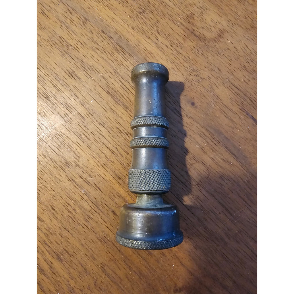 Vintage Brass 3-1/2 inch Garden Hose Screw-On Sprinkler Head Nozzle