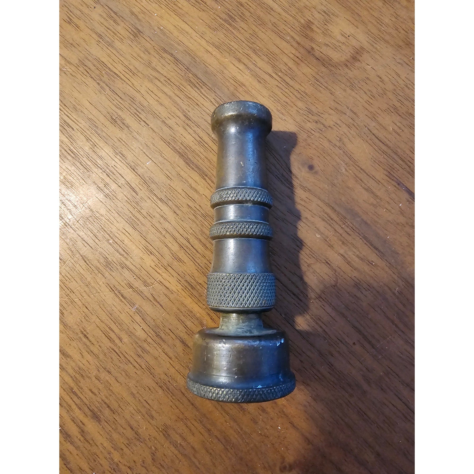 Vintage Brass 3-1/2 inch Garden Hose Screw-On Sprinkler Head Nozzle
