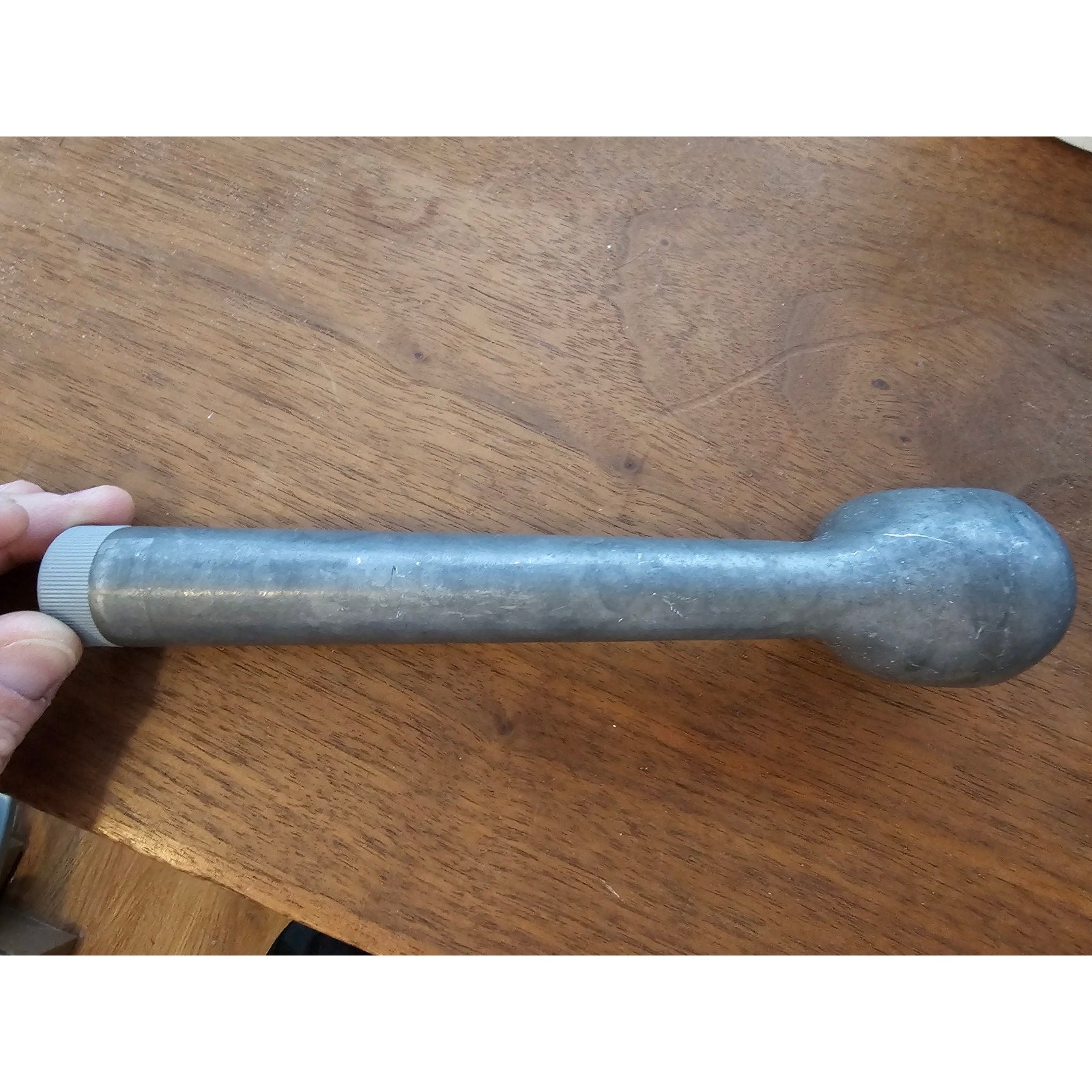 Vintage 9 in Long Aluminum Ice Cream Scoop - Water Filled Heat