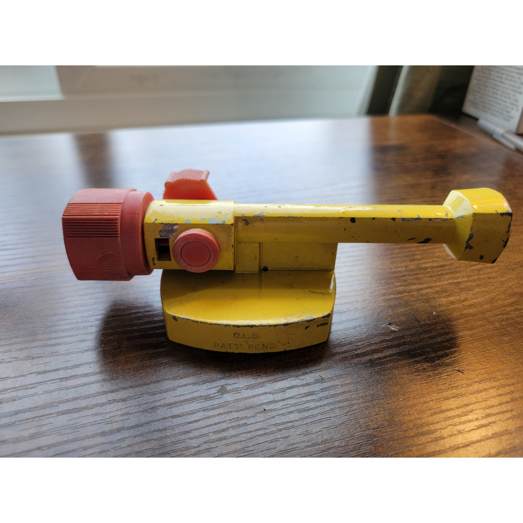 Vintage Yellow Ortho Lawn Fertilizer Sprayer Attachment by Chevron Chemical