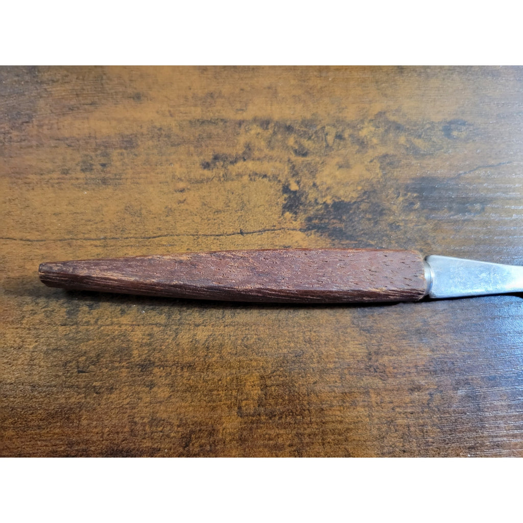 Vintage Stainless Steel Cheese Slicer/Server - Wood Handle -Made in Japan