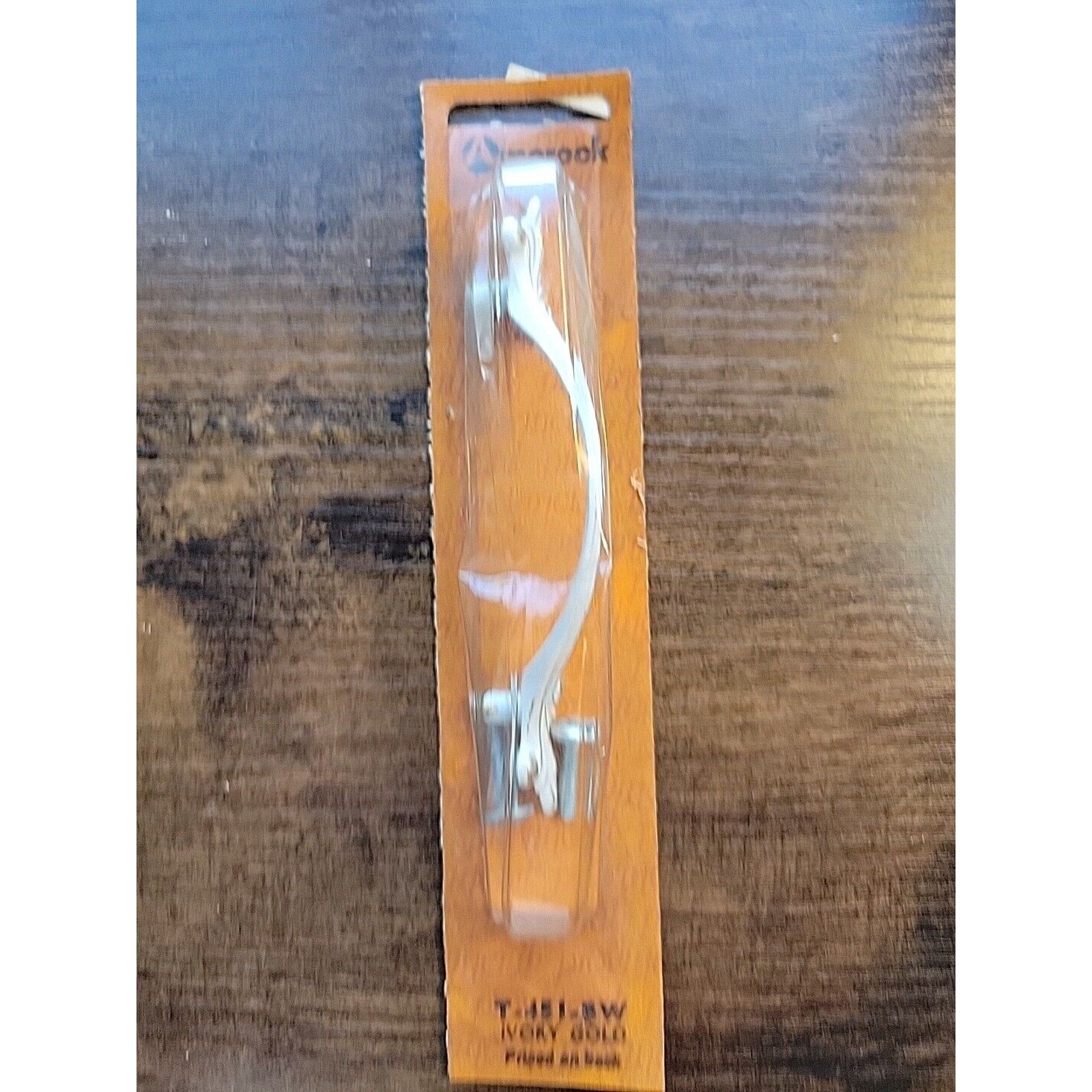 New Vintage Amerock T-451-BW Ivory Gold Pull Provincial 3” Centers - NOS