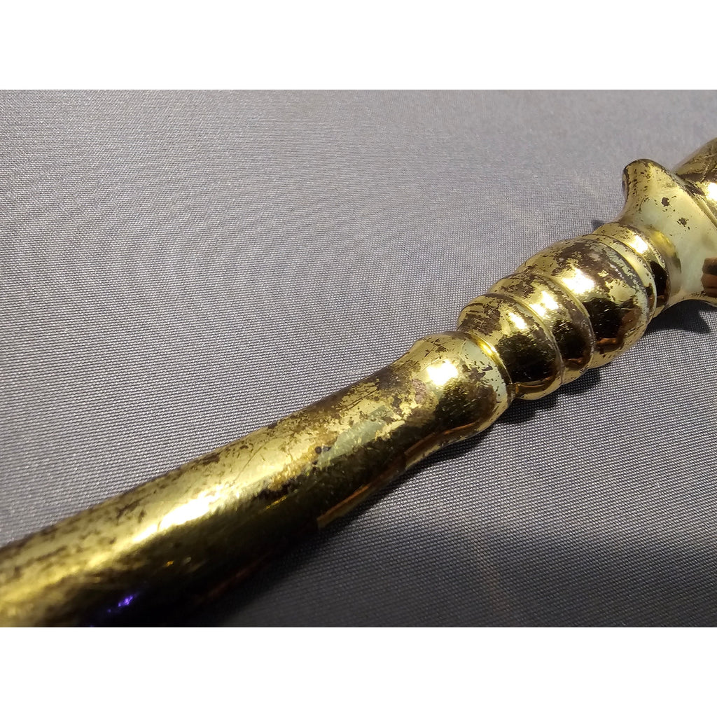 Vintage 8" Gold Brass Letter Opener w/Pineapple Design