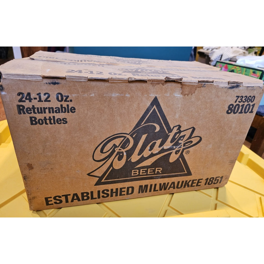 Vintage Blatz Beer Cardboard Box/Case 24-12oz Bottles w/Inserts - NO BOTTLES