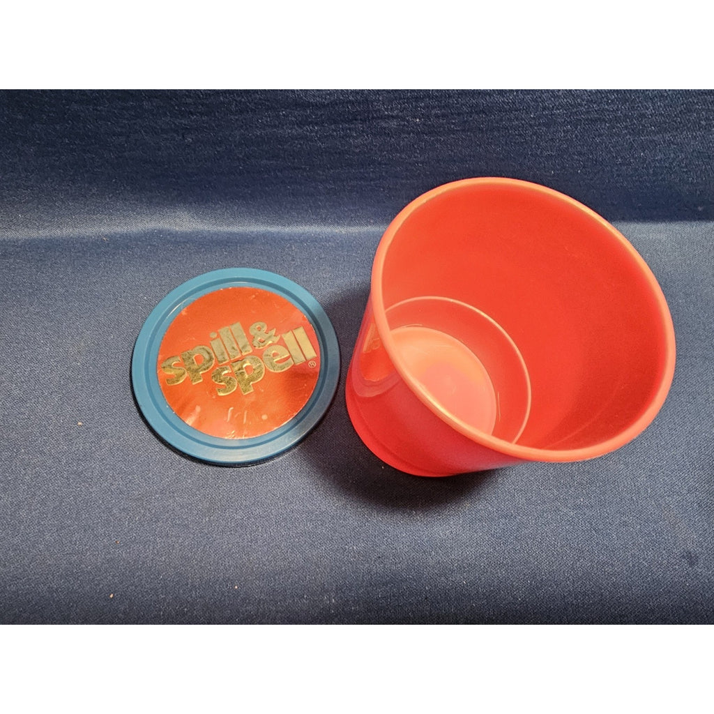 Vintage 1972 Parker Brothers #102 - Spill & Spell Dice Game - Cup & Lid ONLY